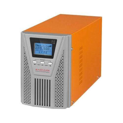 Makelsan Powerpack SE 1 KVA 900W 2x7AH 4-8Dk Online Güç Kaynağı V2