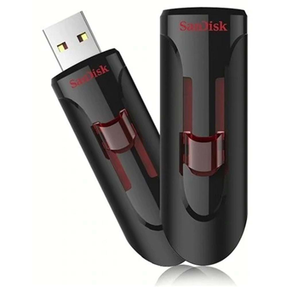 Sandisk 256GB Cruzer Glide USB 3.0 Siyah USB Bellek SDCZ600-256G-G35