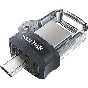 Sandisk 64GB Ultra Android Dual Drive USB 3.0 Siyah USB Bellek SDDD3-064G-G46