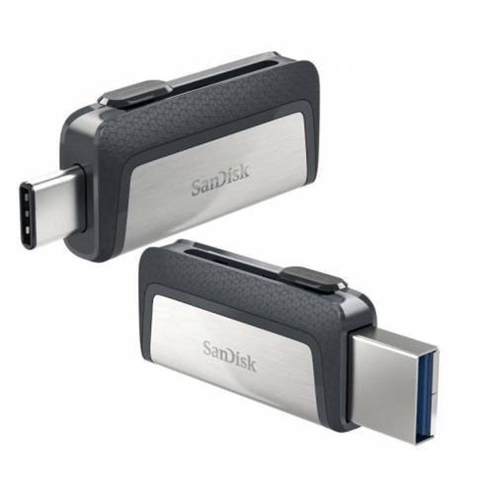 Sandisk 32GB Ultra Dual Drive Type C USB 3.1 Gri USB Bellek SDDDC2-032G-G46