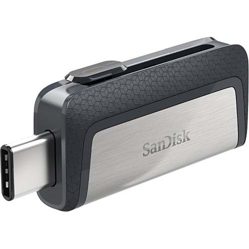 Sandisk 64GB Ultra Dual Drive Type C USB 3.1 Gri USB Bellek SDDDC2-064G-G46