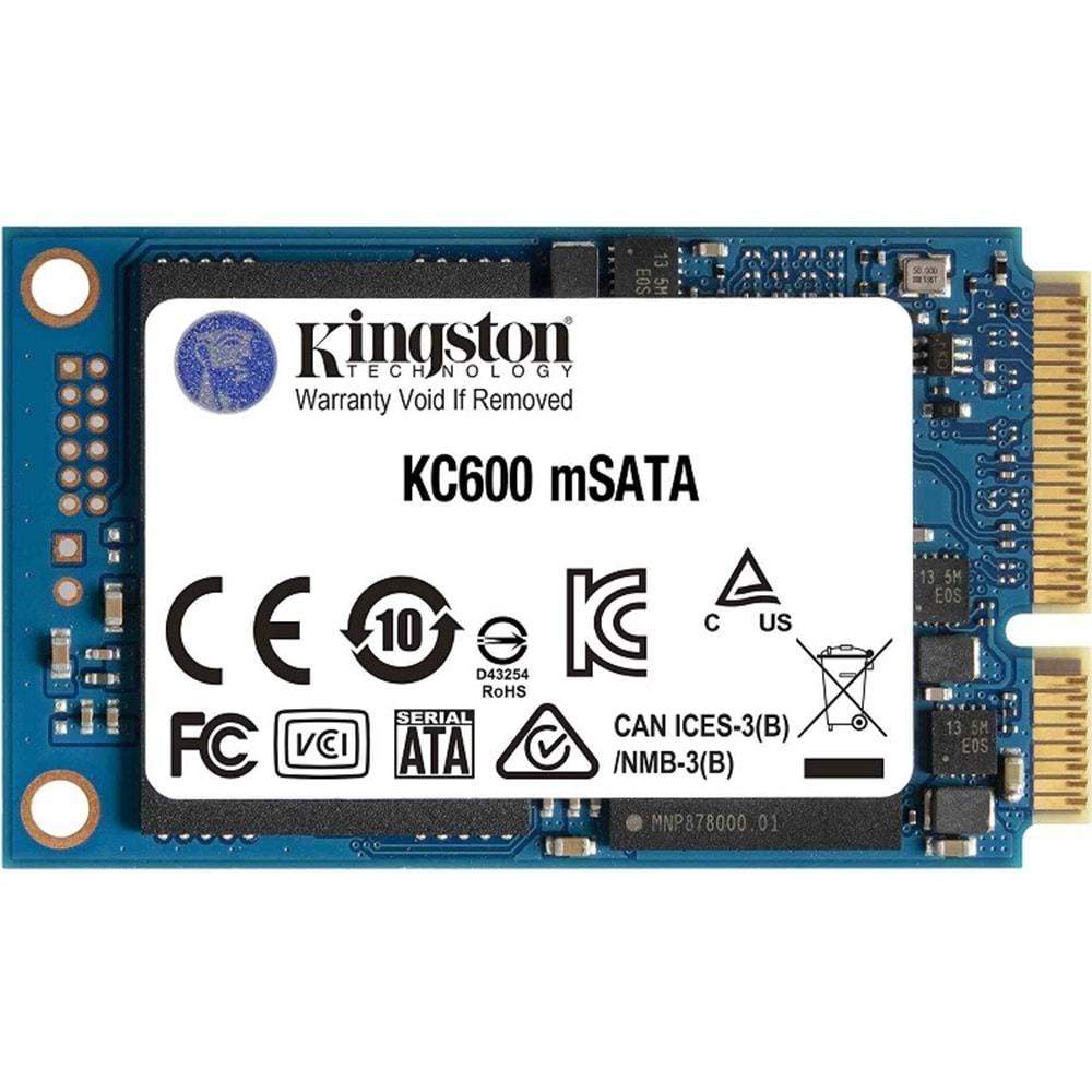 Kingston KC600 512GB (550-520MB/S) Msata SSD SKC600MS/512G