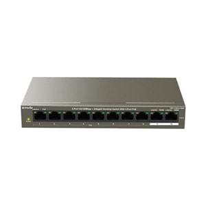 Tenda 8 Port 10/100+2G Desktop Switch TEF1110P