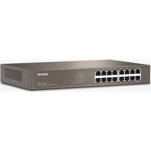 Tenda 16Port 10/100/1000 Rack-M Switch TEG1016D