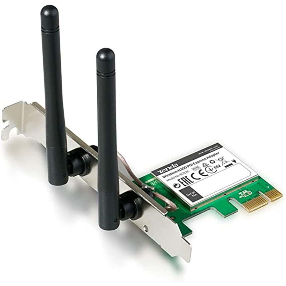 Tenda W322E WiFi-N 300Mbps PCI-E Adaptör