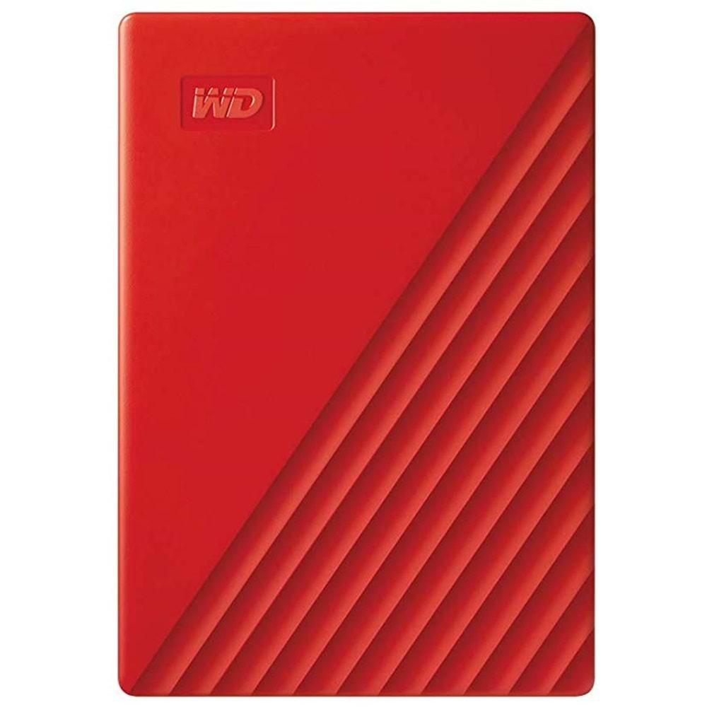 WD 4TB MY PassPort USB3.2 Kırmız Taşınabilir WDBPKJ0040BRD-WESN